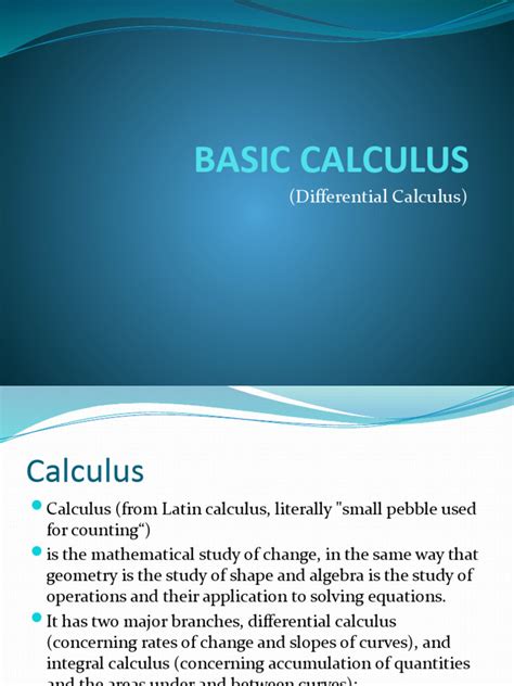Basic Calculus Course 的图像结果