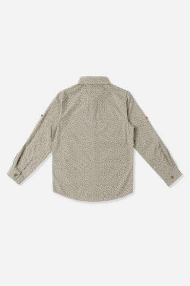 Buy Boys Beige Regular Fit Printed Casual Shirt Online - 39689730 ...