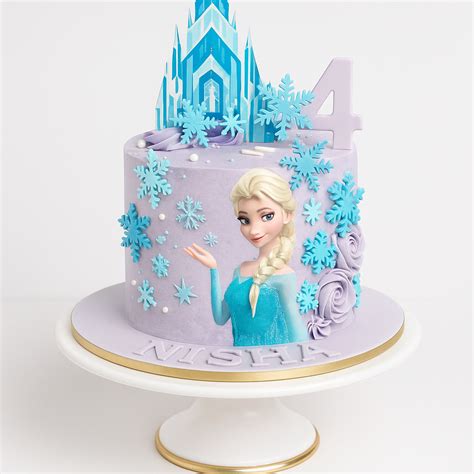 Elsa Snowflake Castle Cake – CAKE O CLOCKS