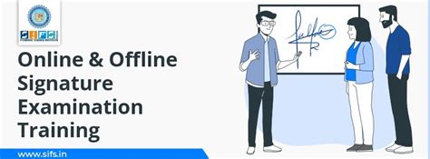Online and Offline Signature Examination Training