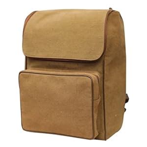 Buy KISSVA Canvas Brown Color Backpack for Men & Women Unisex Design ...