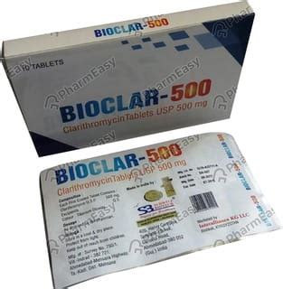Bioclar 500 MG Tablet (10): Uses, Side Effects, Price & Dosage | PharmEasy