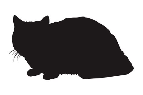 Cat Silhouette On Transparent Background 23630229 PNG