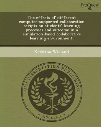 Buy The Effects of Different Computer-Supported Collaboration Scripts ...