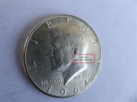 1964 Kennedy Half Dollar 90% Silver Circulated Silver Coin