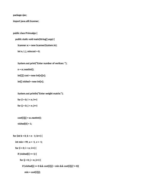 Prim S Algorithm Java 的图像结果