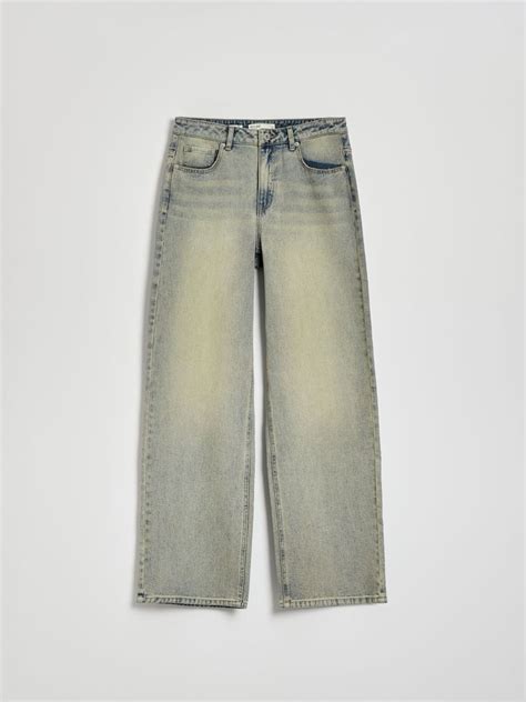 Blugi wide leg Culoare indigo - HOUSE - 931AO-57J