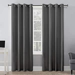 Buy MAHAVEER COTTON - Polyester Room Darkeing Blackout Curtain Eyelet ...