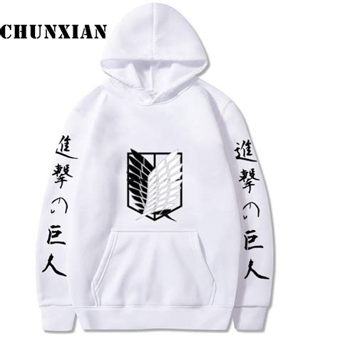 Japanese Anime Attack on Titan Hoodie Jacket Women Men Attack on Titans ...