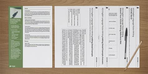 KS3 English Language Fiction Writing Lesson 8: Adding Detail