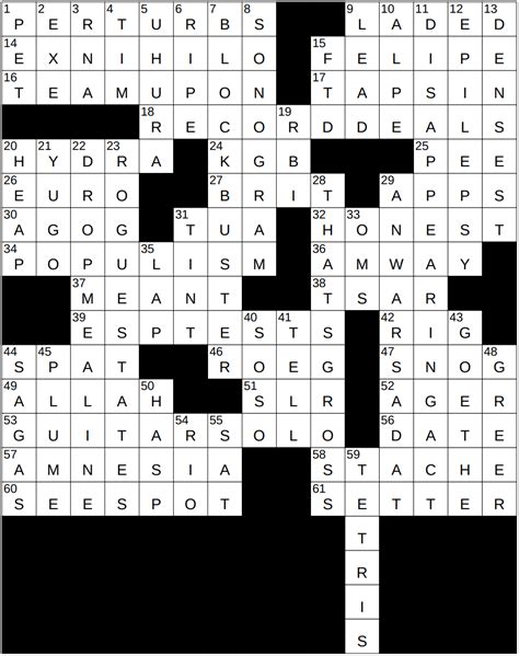 0909-22 NY Times Crossword 9 Sep 22, Friday - NYXCrossword.com