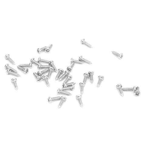 Set of 2 Silver/Black Cross Self-Tapping Screw, Self-Tapping Screw ...