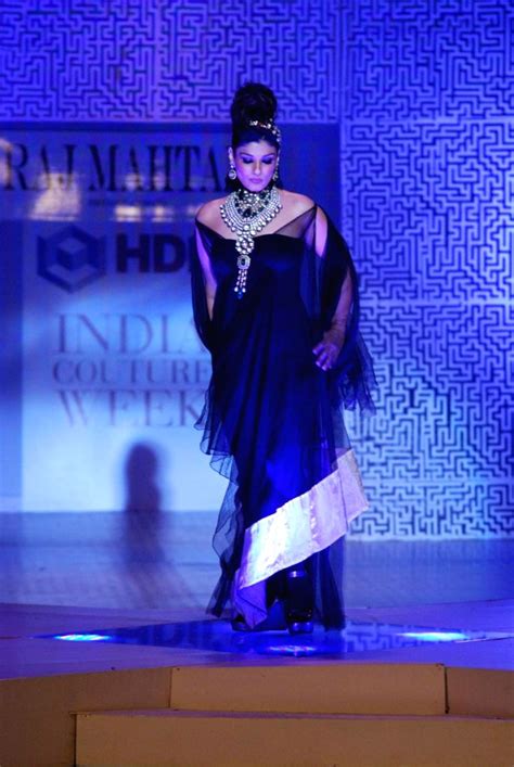Raveena Tandon walks for Queenie Show.