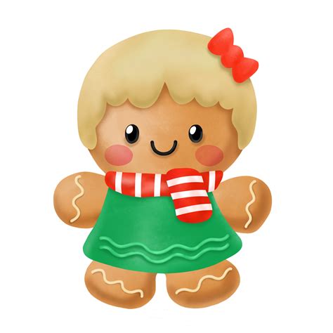 Cute Gingerbread Clip Art