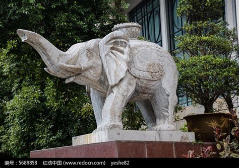 白象雕塑高清图片下载_红动网