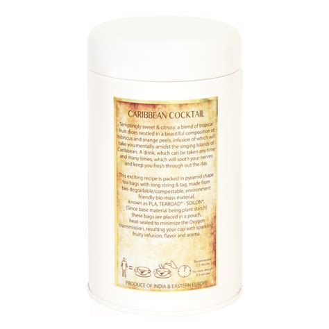 Caribbean Cocktail Herbal Infusion in Biodegradable Tea Bags | Teamoods ...