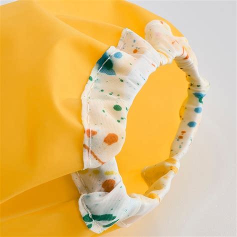 MÅLA apron with long sleeves, yellow - IKEA
