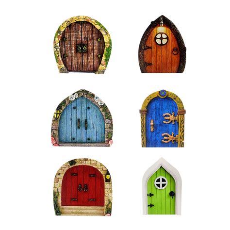 Aeihevo Fairy Doors For Trees Outdoor Miniature Fairy Door Tree ...