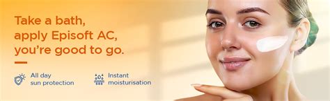 Glenmark Episoft AC Moisturizer with Sunscreen, SPF 30+, Anti-acne ...