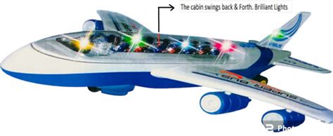 Kidz N Toys Airbus A380 Airplane Model Toys With Loud Musical Flashing ...