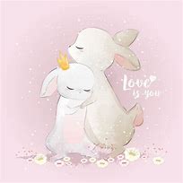 Image result for Bunnies Hugging Clip Art