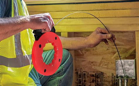 Kinjoek 100 Feet Steel Fish Tape In Red Plastic Housing | Desertcart INDIA