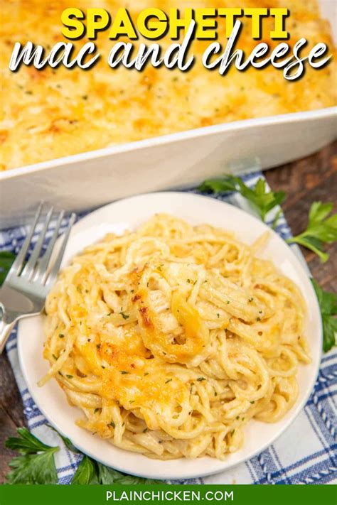Spaghetti Mac and Cheese - Plain Chicken | Recipe | Mac and cheese ...