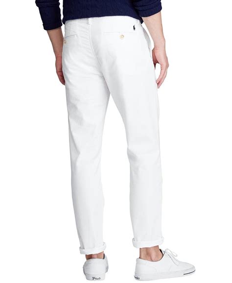 Polo Ralph Lauren Mens White Chino Pants 34 x 32 – Bristol Apparel Co