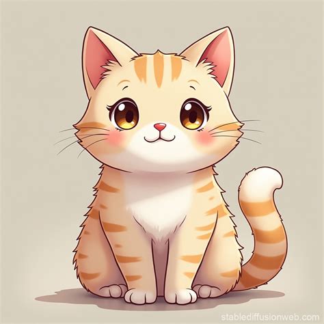 cat cute anime Prompts | Stable Diffusion Online
