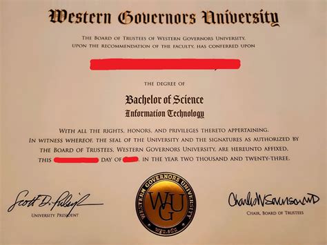 Just got my hardcopy WGU degree! (SCANNED) : r/WGU