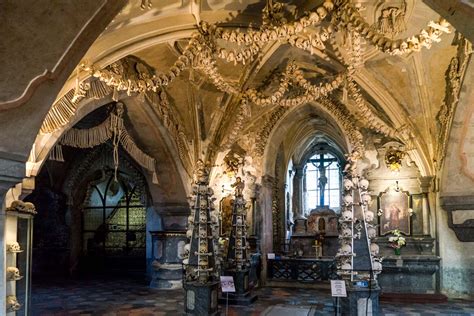 The Sedlec Ossuary 'Church of Bones' at Kutna Hora, Czech Republic