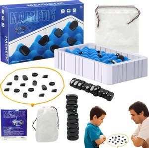 Gyanadh Magnetic Chess Rocks Board Game Set with Sponge Groove 1 NA ...
