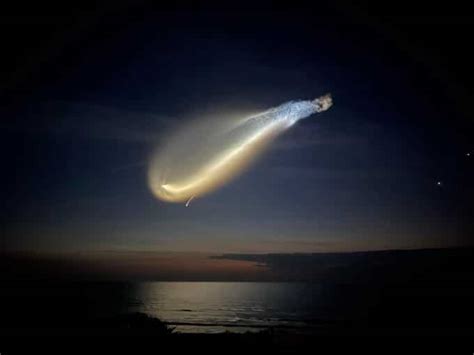 Is that a space jellyfish? SpaceX rocket launch illuminates sky, gives ...