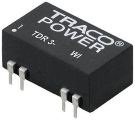 TDR 3-2411WI TRACOPOWER | TRACOPOWER TDR 3WI DC-DC Converter, 5V dc ...