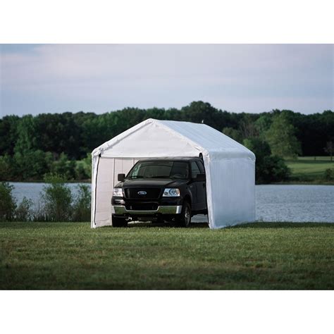 ShelterLogic 10x20 8 Leg 2 in 1 Canopy w/ Enclosure Kit