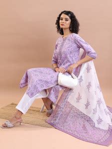 KETCH Women Kurta Pant Dupatta Set - Buy KETCH Women Kurta Pant Dupatta ...