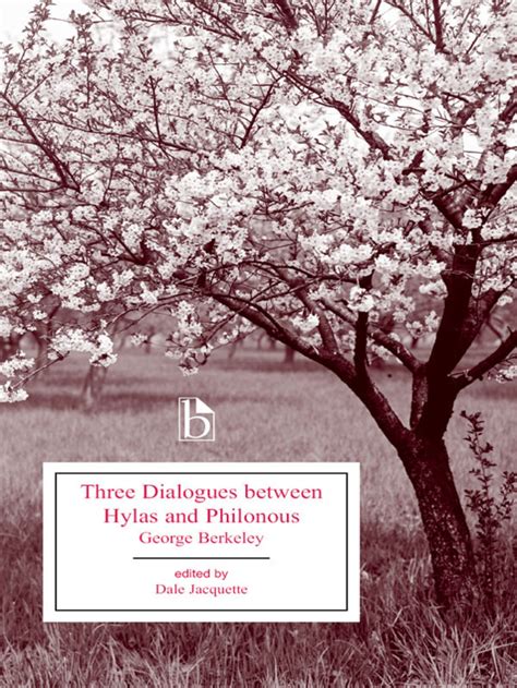 Three Dialogues between Hylas and Philonous eBook : Berkeley, George ...