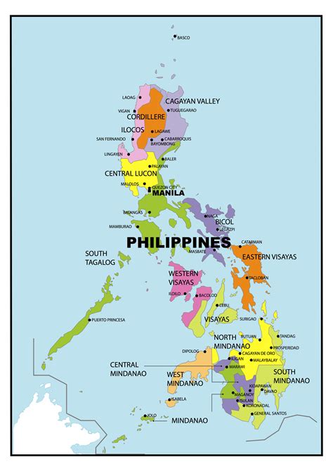 World Map On The Map Of The Philippines