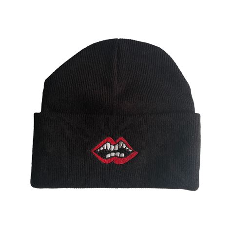 Shop chrome heart beanie Black & White 2025 Collection