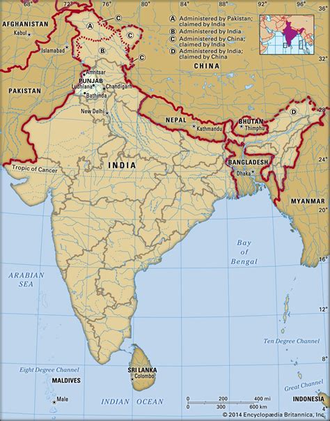 Punjab India Map Printable
