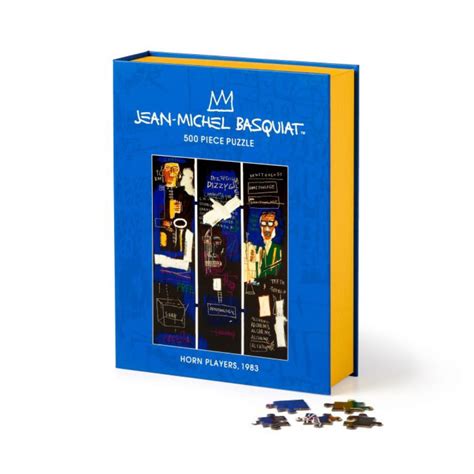 Basquiat Horn Players 500 Piece Book Puzzle – The Puzzle Nerds
