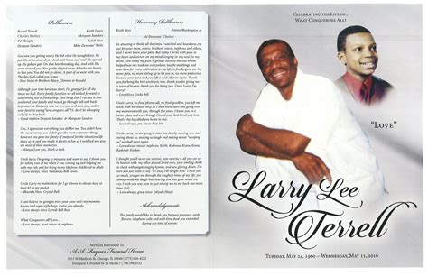 Larry Lee Terrell obituary | AA Rayner and Sons Funeral Homes