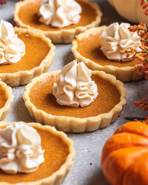 Mini Pumpkin Pies Recipe Mini Pumpkin Pies Made In A Muffin Tin