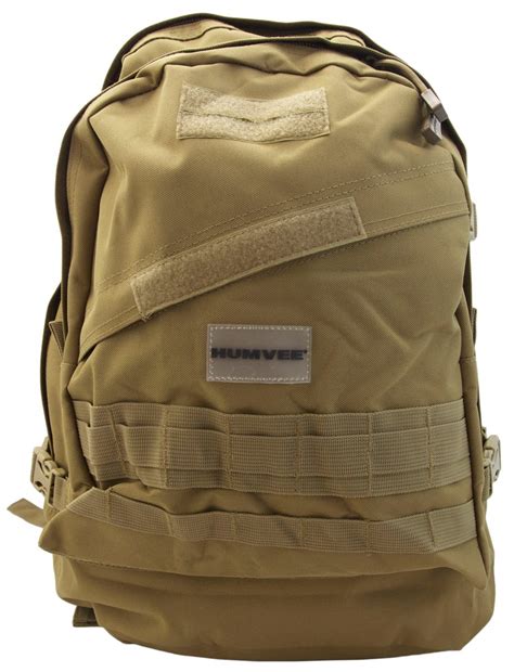 Humvee HMV-GB-02TAN Double Reinforced Day Pack with Compression Handles ...