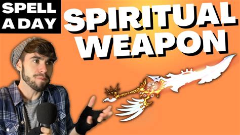 SPIRITUAL WEAPON | Bonus Action Divine Weapon - Spell A Day D&D 5E +2 ...