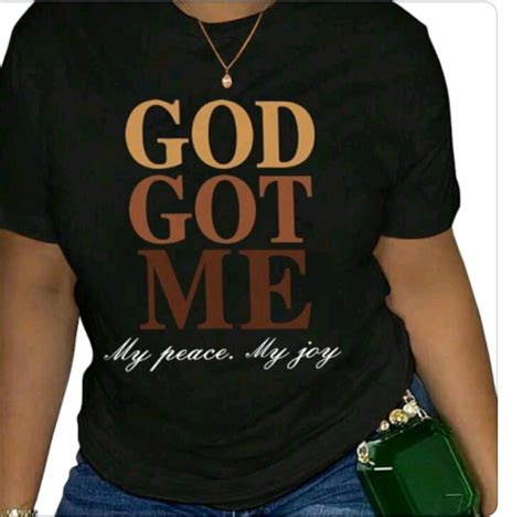 Black Women/teen god Got Me T-shirt - Etsy