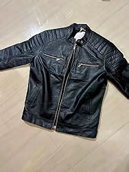 Buy Leather Retail Men's Faux Leather Standard Length Jacket (Black_X ...