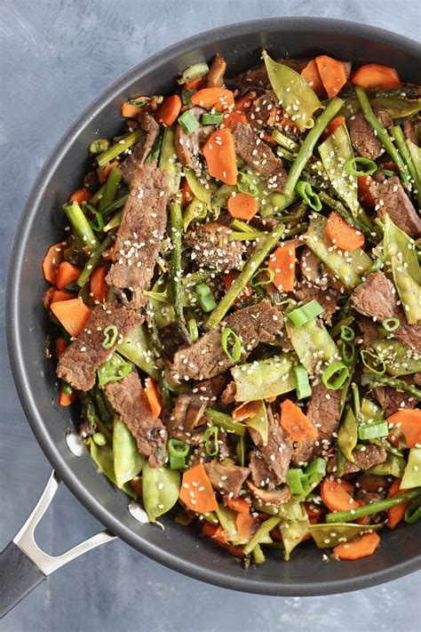 Spring Vegetable and Flank Steak Stir Fry - Easy and Healthy! | Recipe ...