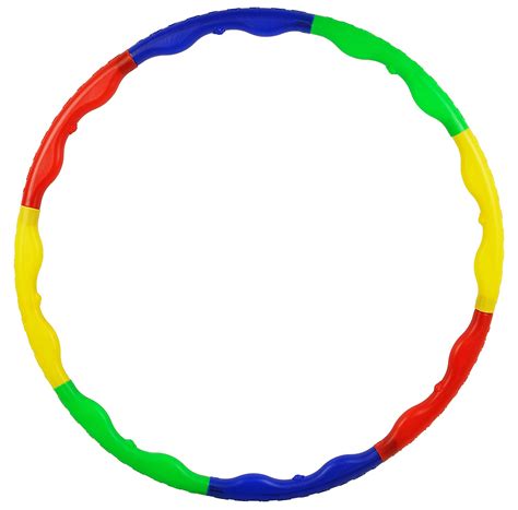 IRIS Plastic Detachable Hoola Hoop Ring (90 cm x 90 cm x 10 cm, Multi ...