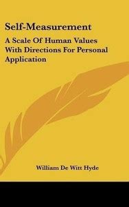 Self-Measurement: Buy Self-Measurement by Hyde William De Witt at Low ...